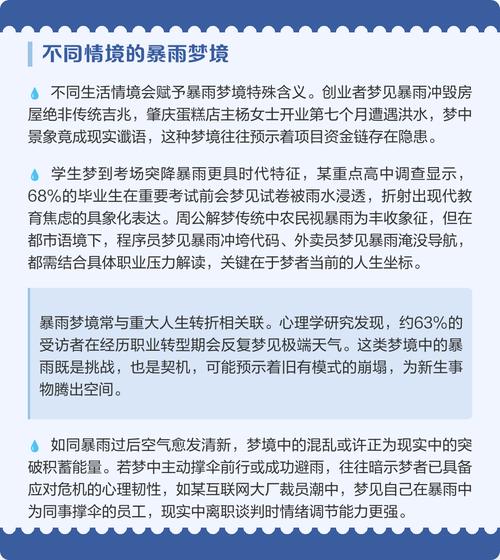 梦见暴风雨非常大的含义是什么？预示着什么？
