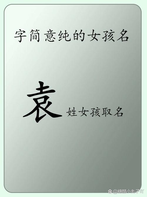 2023年属兔的袁姓女宝宝取什么名字比较好？