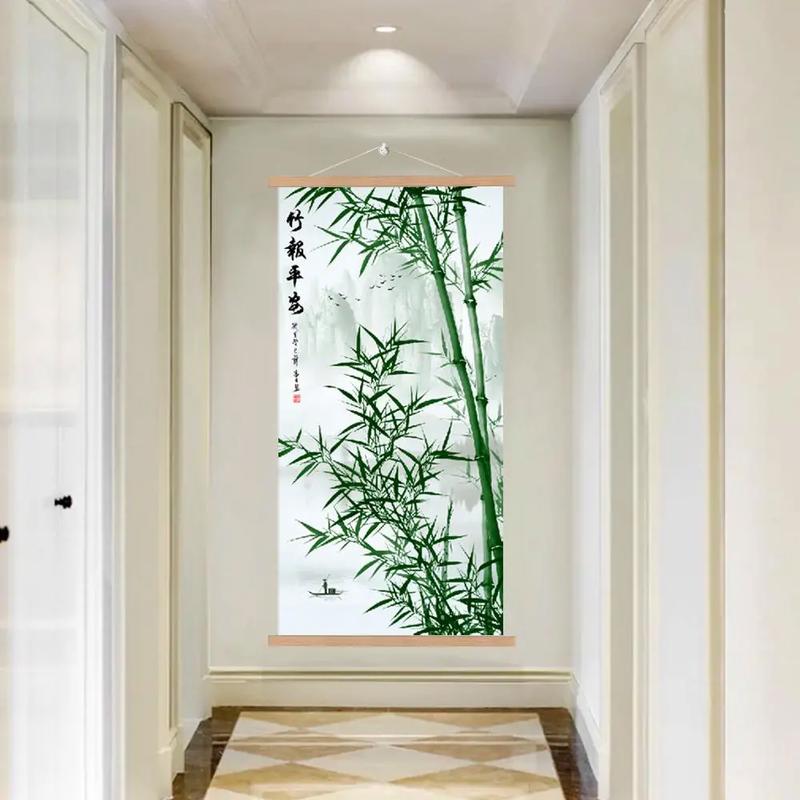 家里挂竹子画最适合挂在哪里？