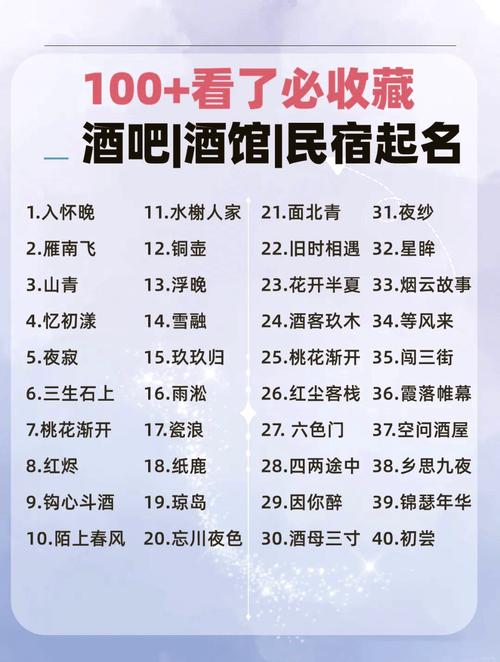 如何给有吸引力的酒坊起一个既独特又好记的名字？