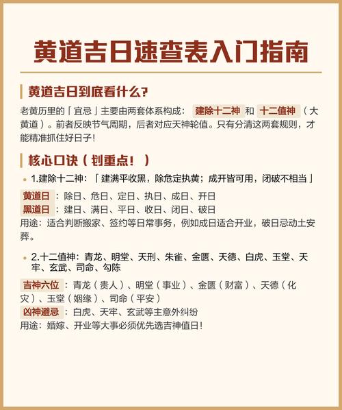 黄道吉日是如何推算得出的？