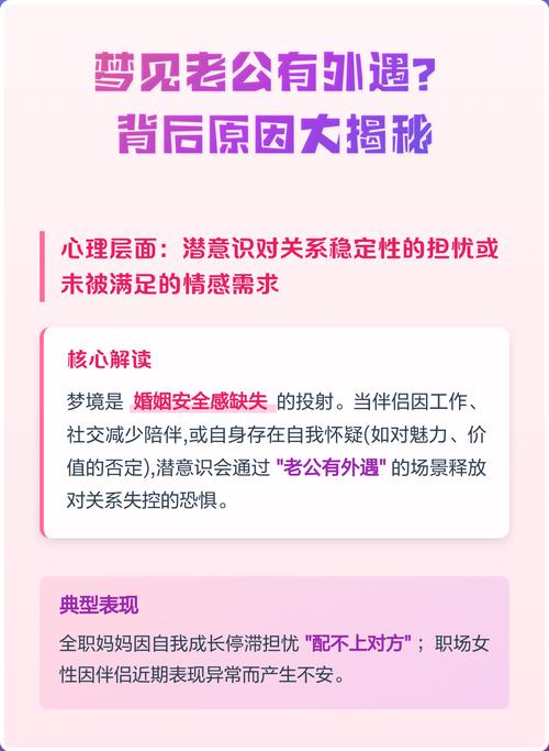 梦见老公有外遇预示着什么？是预示婚姻危机还是其他暗示？