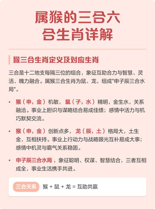 属猴的三合生肖是什么？