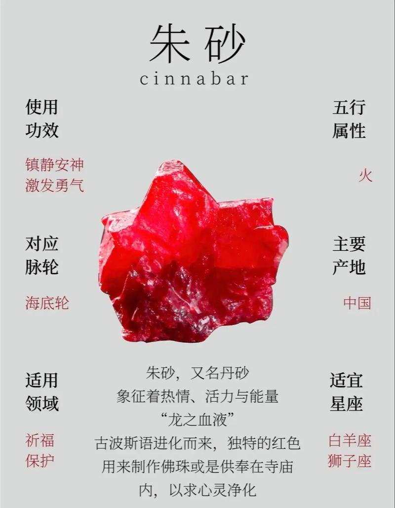 朱砂的五行属性是火吗？它是否具有补火的功效？