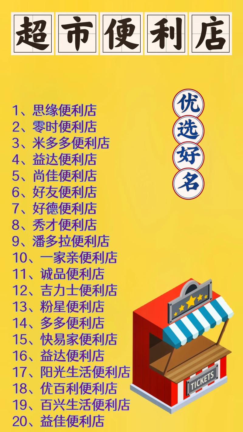 如何为开便利店起一个吸引人的名字？