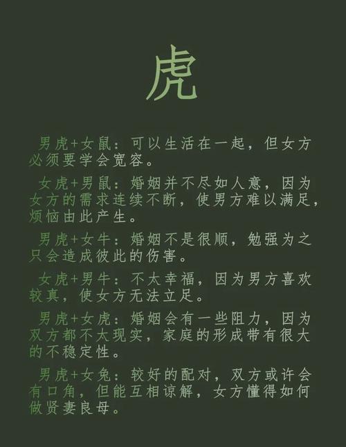 属虎的人最适合和哪个属相结婚？婚配属相最佳搭配是？