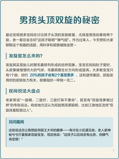 头顶双旋的男孩子性格特点有哪些？