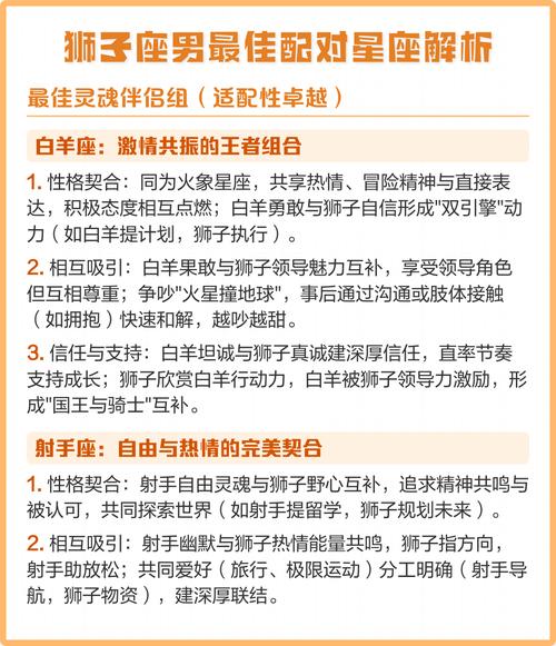 狮子男最适合和哪个星座结婚，能获得幸福呢？