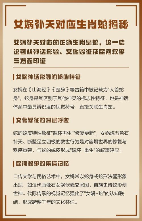 女娲补天对应的生肖是哪个？一肖能代表吗？
