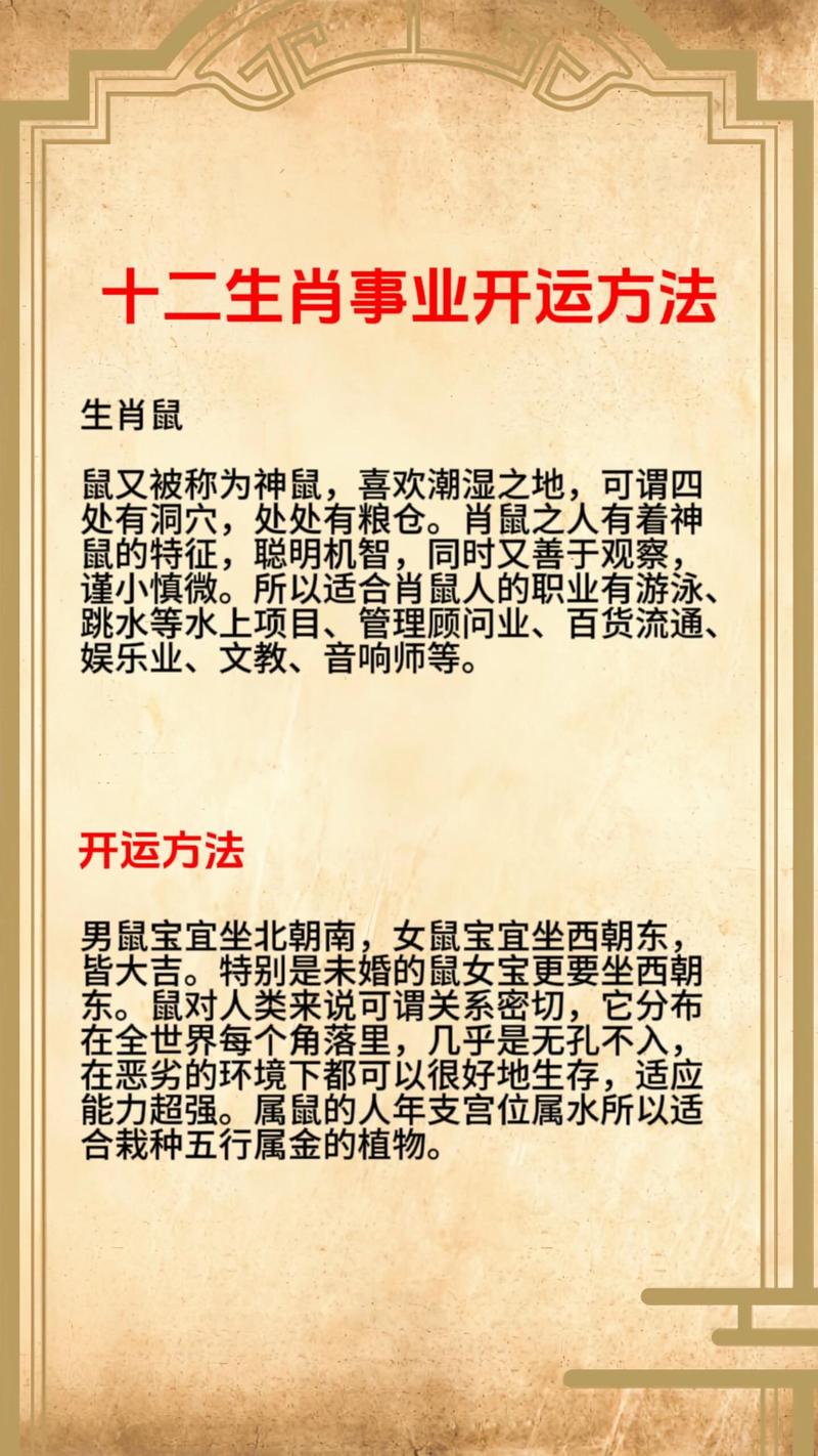 九六年属鼠的人命运究竟如何，会有哪些忒别的运势和挑战呢？