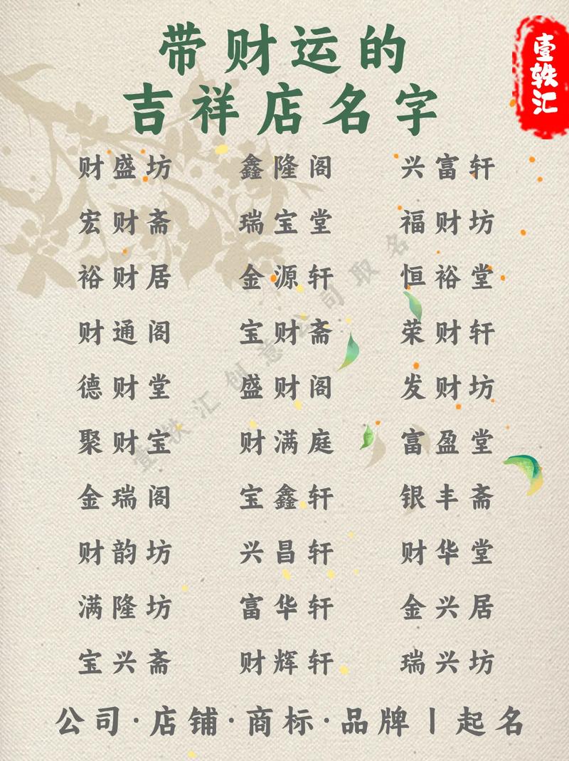 店铺名字寓意生意旺盛，真的能带来好运吗？