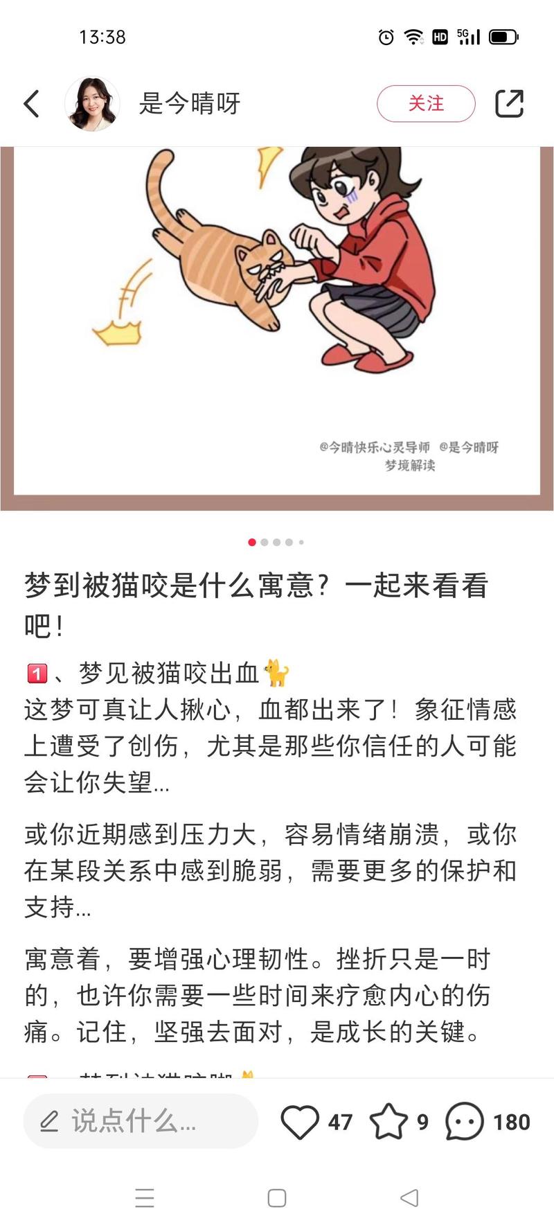 梦见自家的猫咬我为什么会感到害怕，这究竟是什么含义呢？