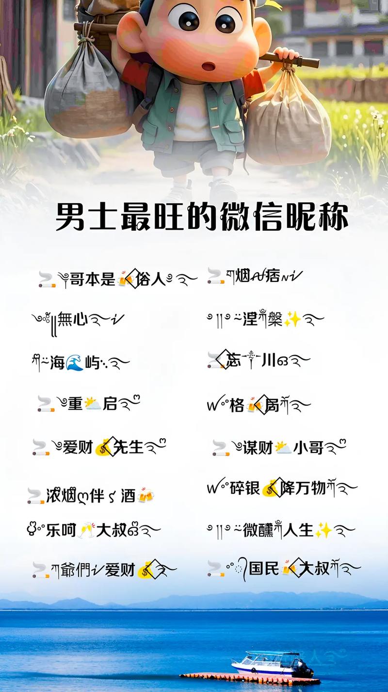 有没有好听又顺口的淘宝旺旺名男生昵称推荐？