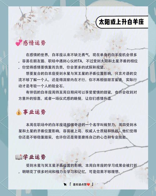 十二星座本周运势如何？最新一周运程解析一览