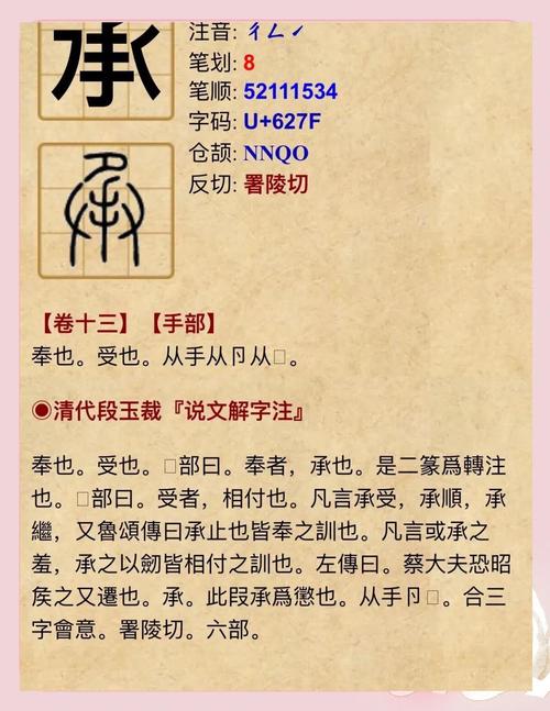 承字作为取名含义字，其五行属什么？五行属性具体是什么？