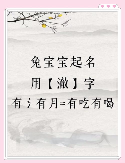 兔年出生的男孩，有没有什么好名字推荐呢？