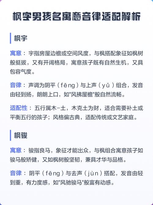枫字取名适合男孩还是女孩，寓意对女孩有什么特殊含义？