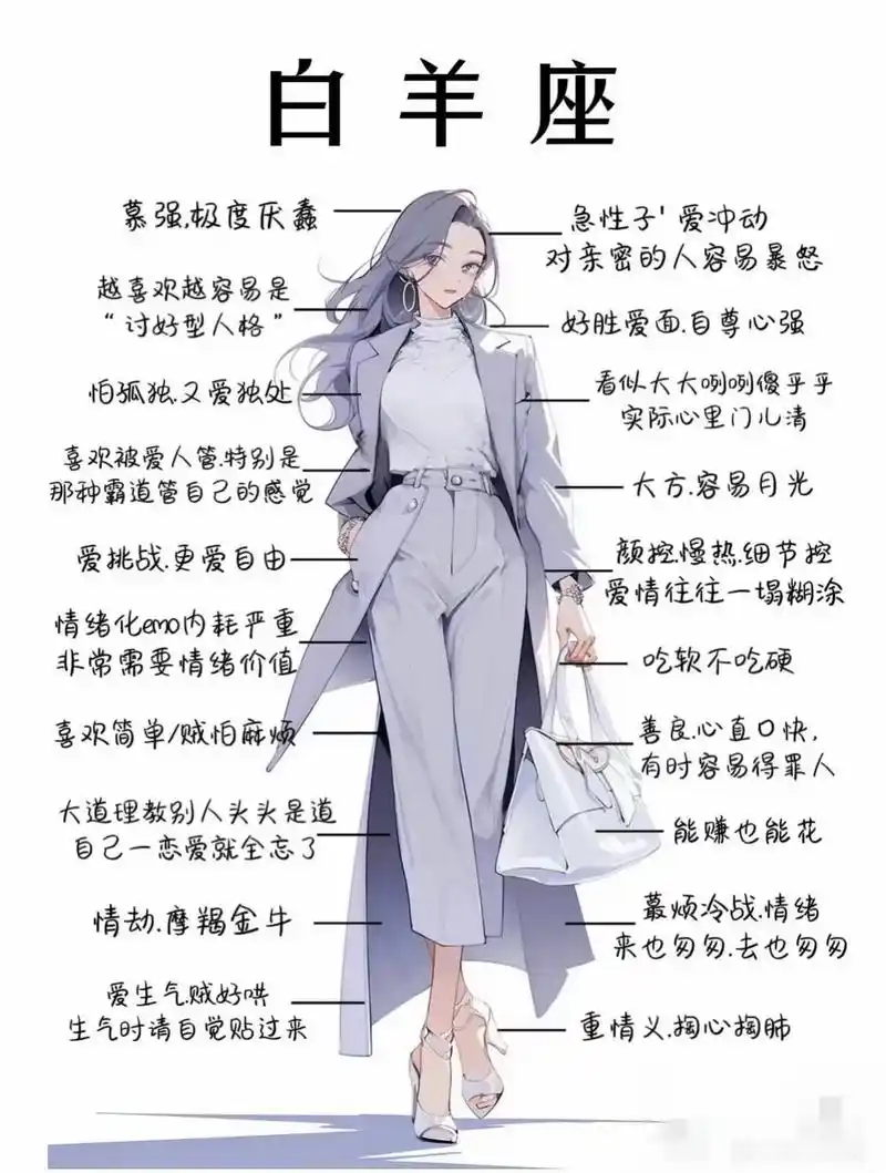 白羊座女生性格脾气特点有哪些？