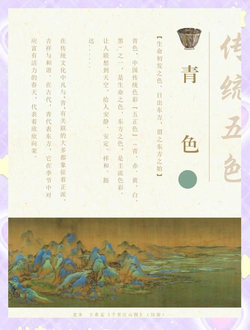 中国传统五色青赤黄蓝黑，各有什么独特寓意呢？