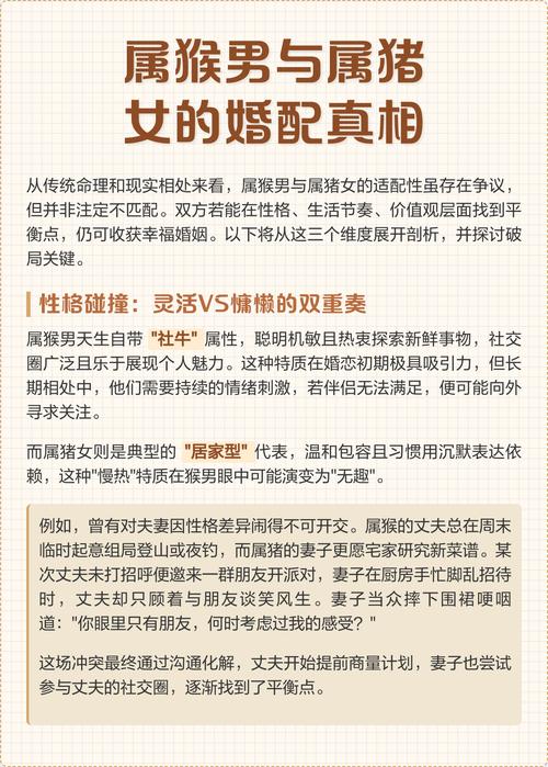 属猴男和属猪女结婚是否相配，他们的婚姻关系如何？