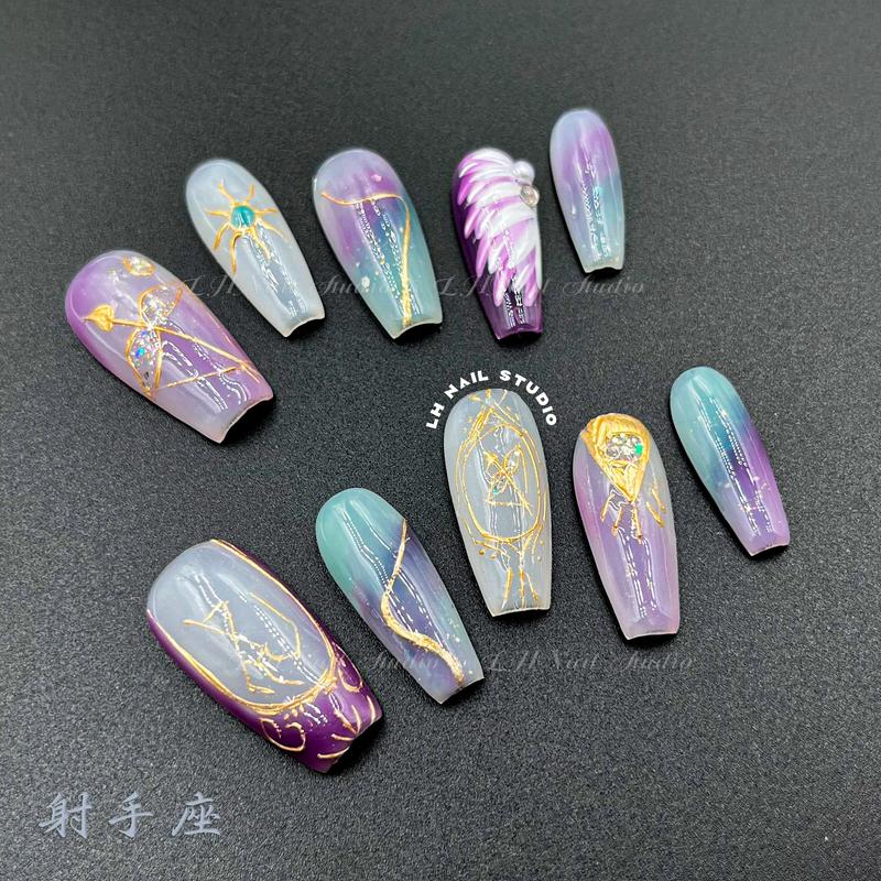 十二星座指甲贴中，巨蟹座的气场是否真的如此强大？