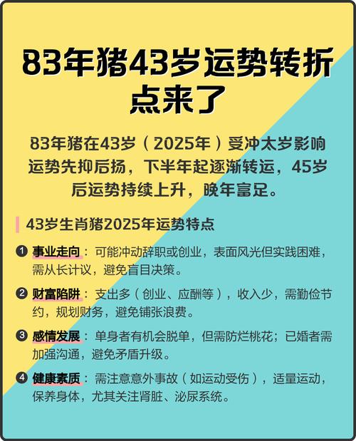 83年属猪的人一生运势到底如何？