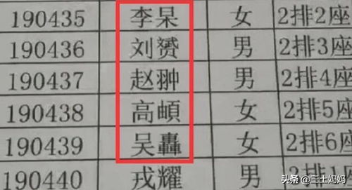 三、 精选姓名列表（按音律与寓意分列）