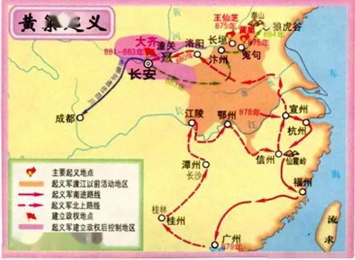 二、 黄巢起义对社会周边环境秩序的冲击与分裂趋势