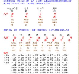 1.2 大运流年与桃花星的交互影响