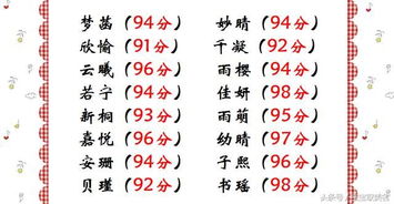 名字的五行搭配
