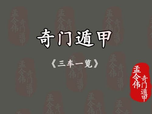 一、 奇门遁甲历法体系的基本结构