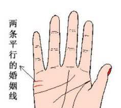 婚姻线三条：多情与情感波动的象征