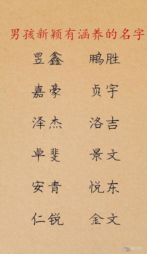 康姓男孩起名时有没有既霸气又有涵养的取名建议？