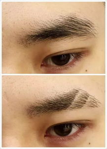 男士专属：较长一点 的头发帘 与 较小侧背较短髪