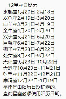 阳历1月初八出生的人属于哪个星座？