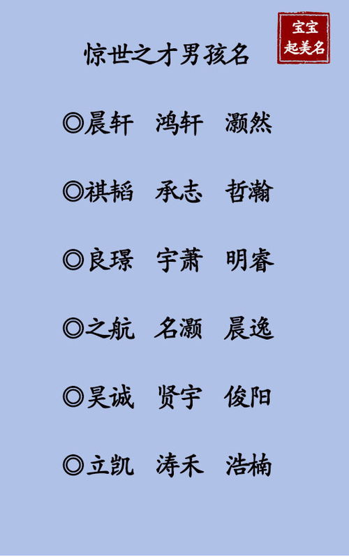 起名误区大解析