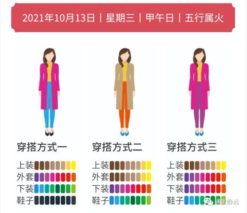 10月3日和10月13日五行穿衣分别应该穿什么颜色？