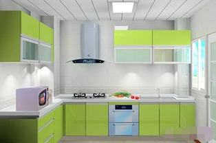 （二）绿色橱柜的健康和谐效嫩