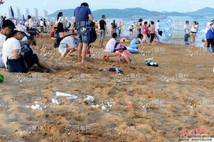 海滨浴场：咸涩的海水和塑料垃圾