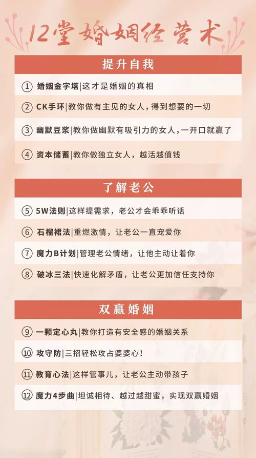 算命中的六堂指的是哪六堂？婚姻六堂必修课有什么作用？