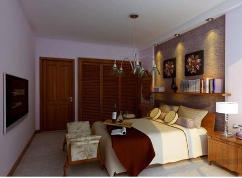 2. 床头与卧室内部的镜像约束