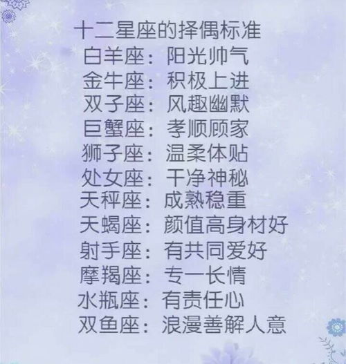 十二星座中不同的炎热爱情命名