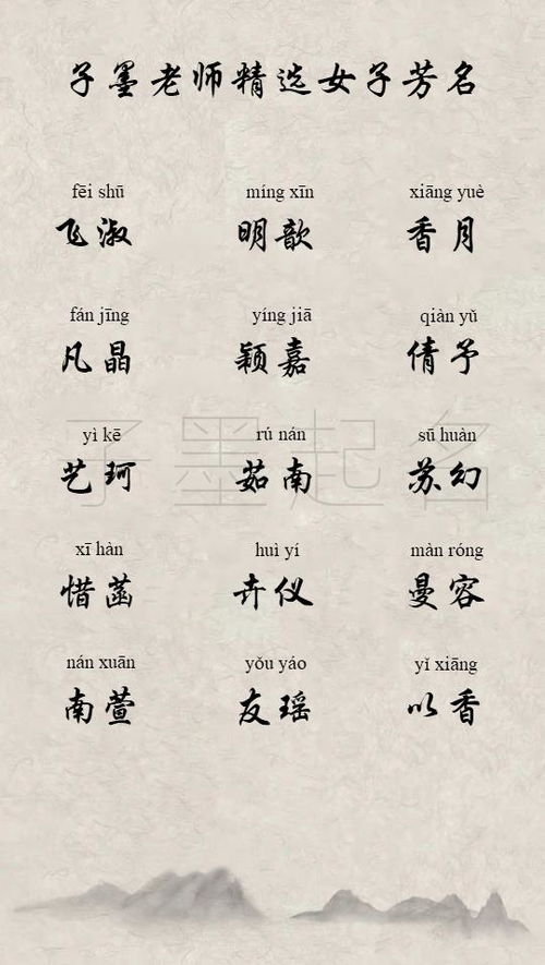 三字音韵美的蔓姓女孩名字推荐