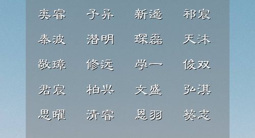 名字的寓意与内涵