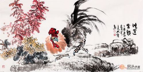 （一）花鸟画：自然生机与吉祥寓意的具象化表达