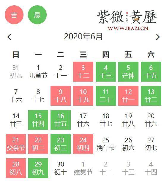 2026年8月开市好日子时辰与6月好日子一览表有何不同？