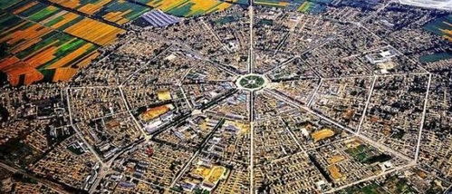 城市布局中的“八卦阵”或“九宫八卦阵”应用