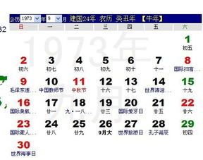 1973年黄历三月初十是哪一天？黄历表上有什么特别提示？