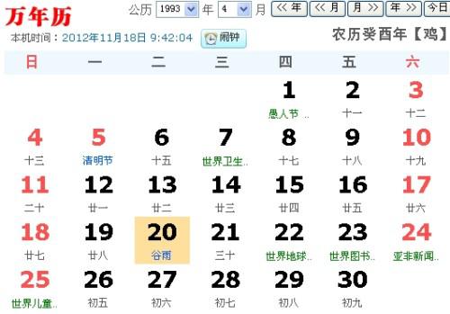 1993年今天生日的人是什么星座？