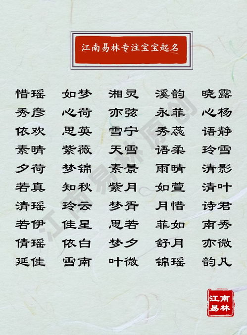 姓氏与名字的和谐之美